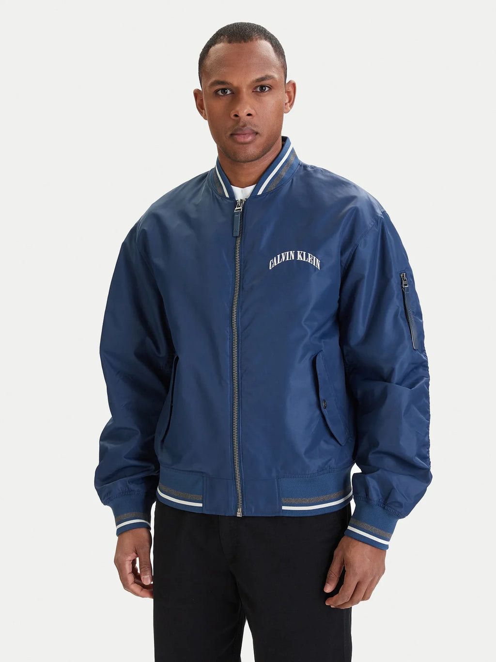 Casaco Bomber Azul Calvin Klein