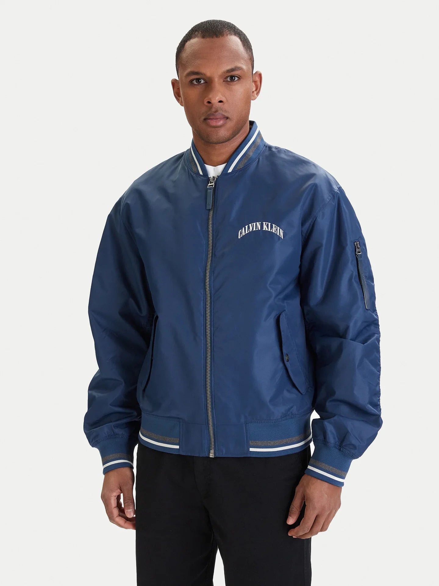 Casaco Bomber Azul Calvin Klein