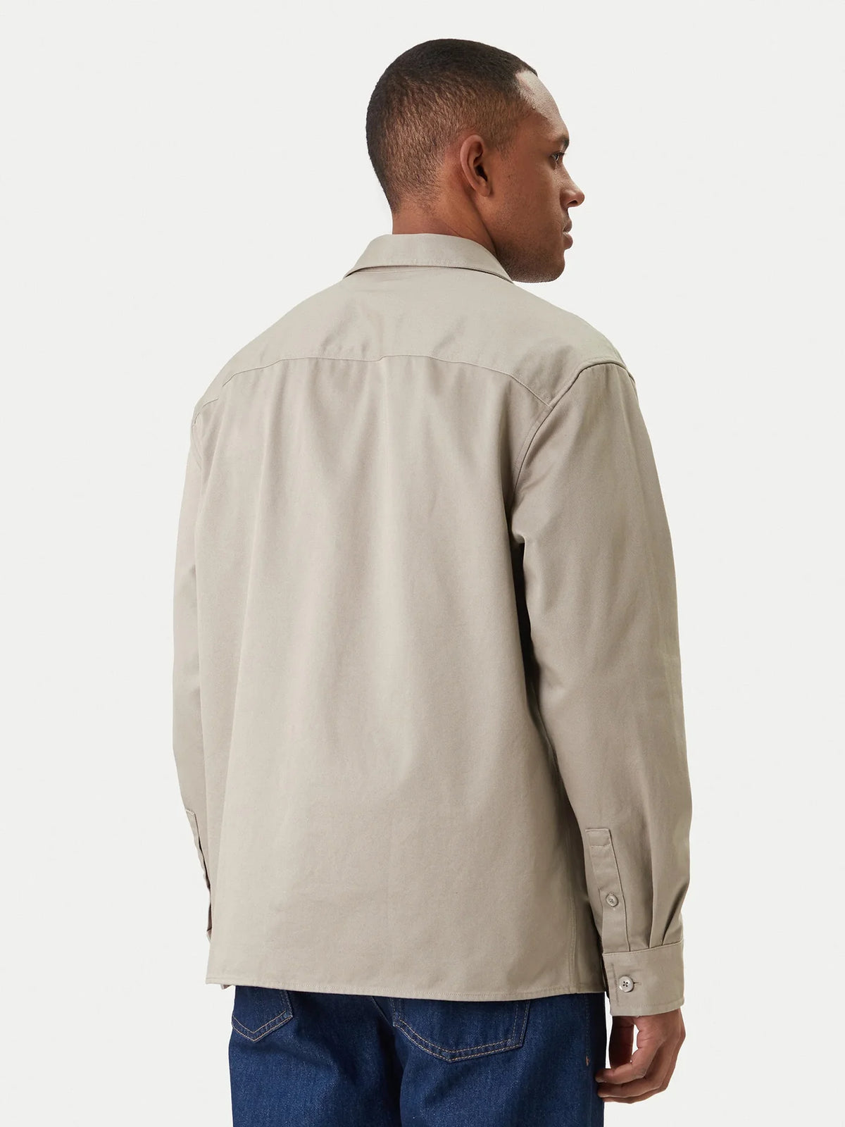 Sobrecamisa Bege Caqui Calvin Klein