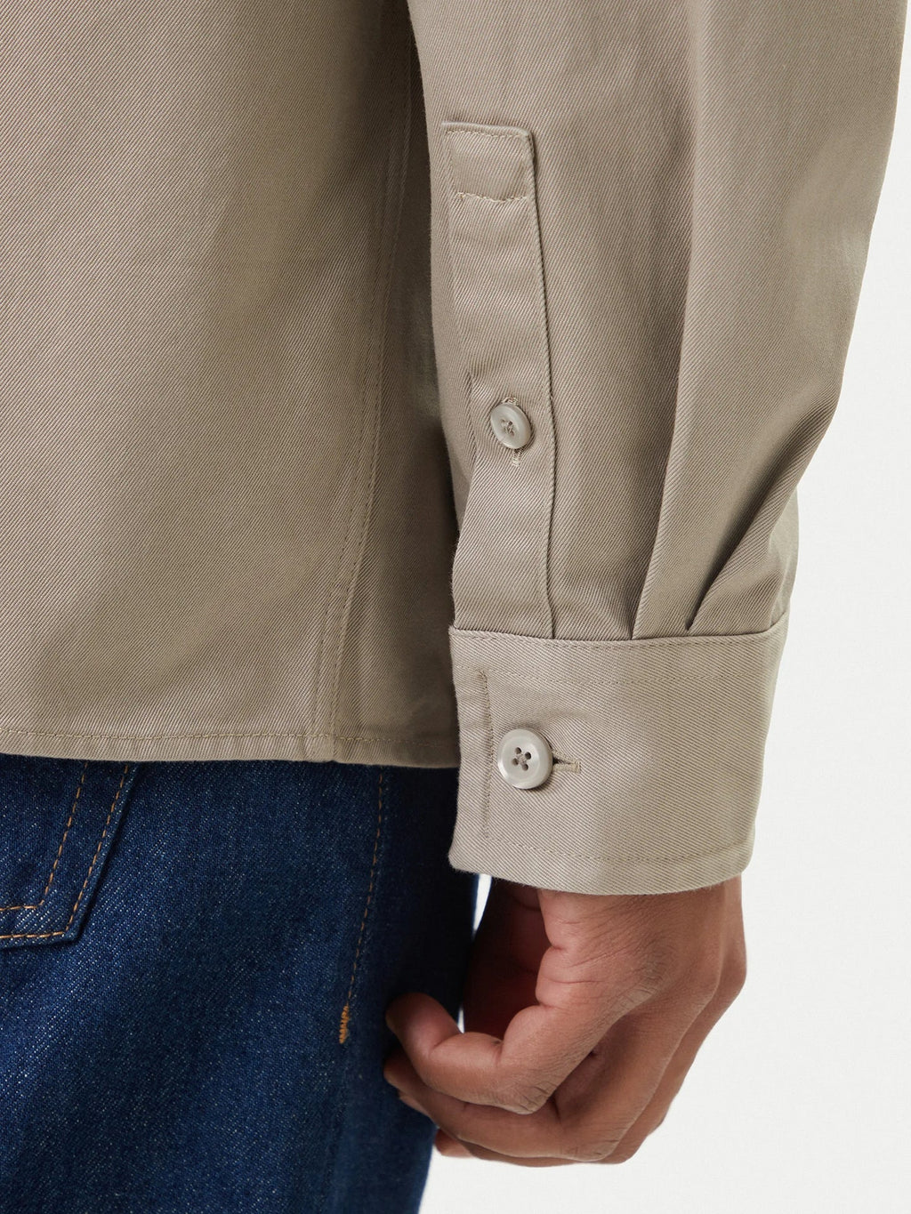 Sobrecamisa Bege Caqui Calvin Klein