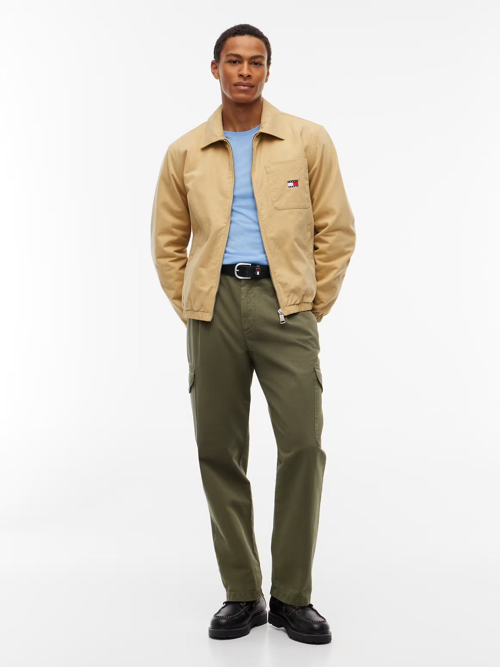 Casaco Tommy Hilfiger de Algodão Bege Tommy Hilfiger