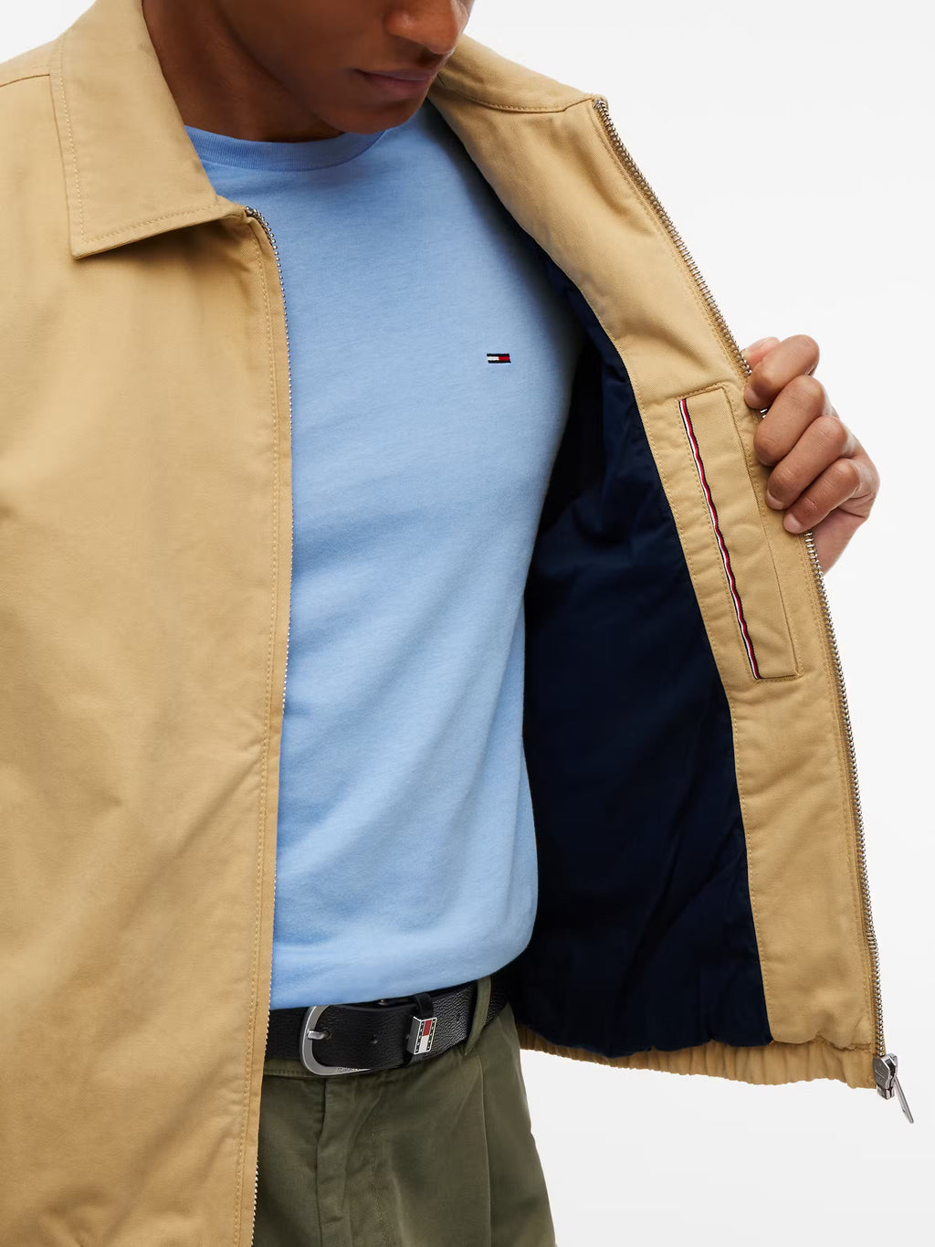 Casaco Tommy Hilfiger de Algodão Bege Tommy Hilfiger