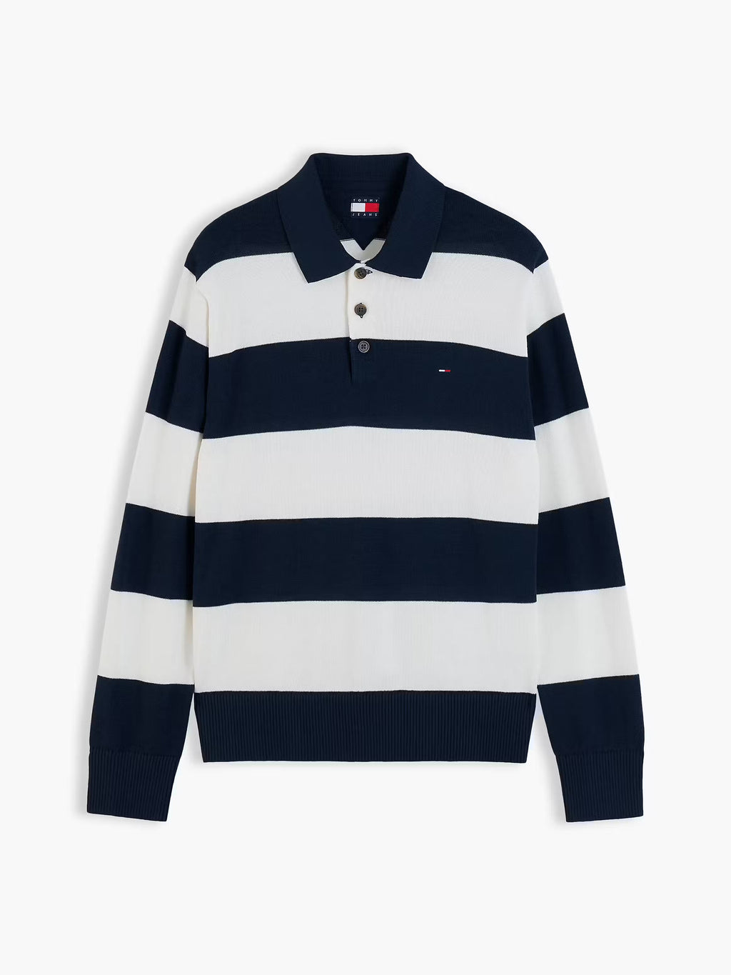 Polo de Manga Comprida Tommy Hilfilger ás Riscas Tommy Hilfiger