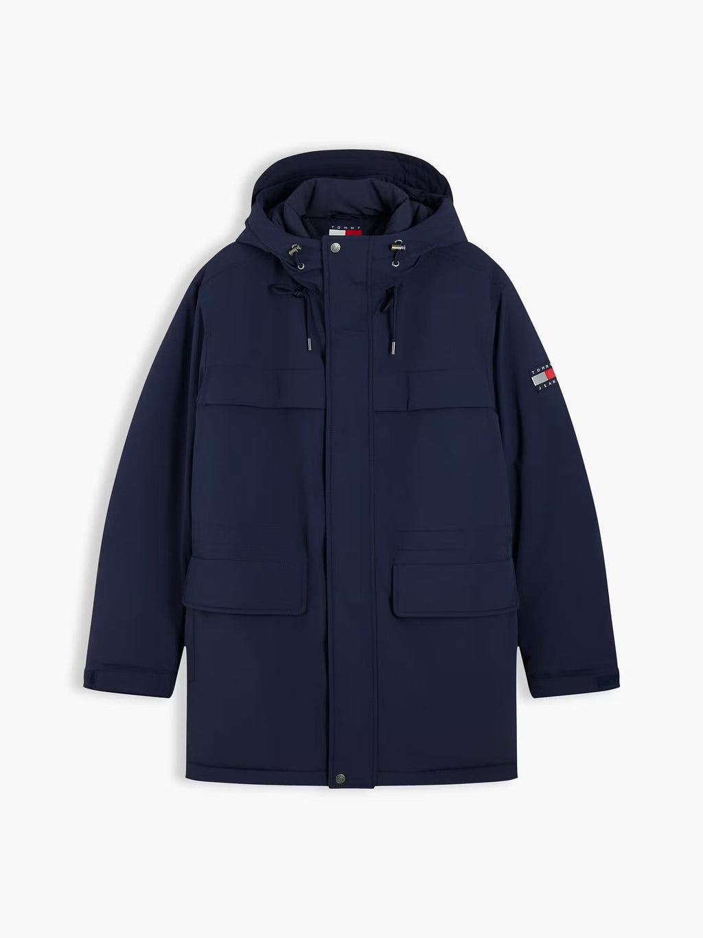 Parka Tommy Hilfiger de Nylon Reciclado Azul Tommy Hilfiger