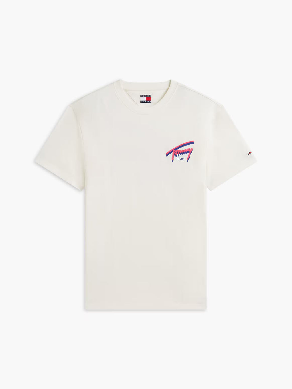 T-shirt Estampada de Algodão Tommy Hilfiger Branca Tommy Hilfiger