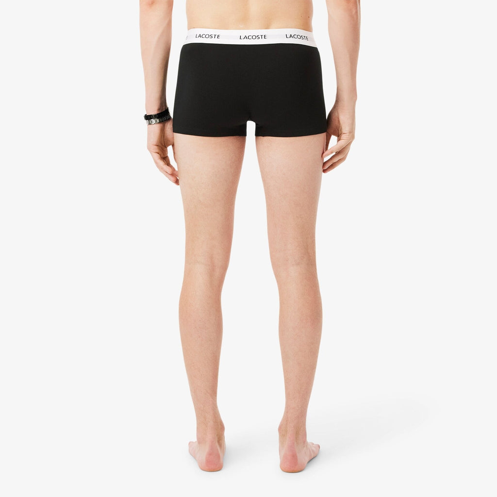 Boxers Pretos Lacoste Pack 3 SS26