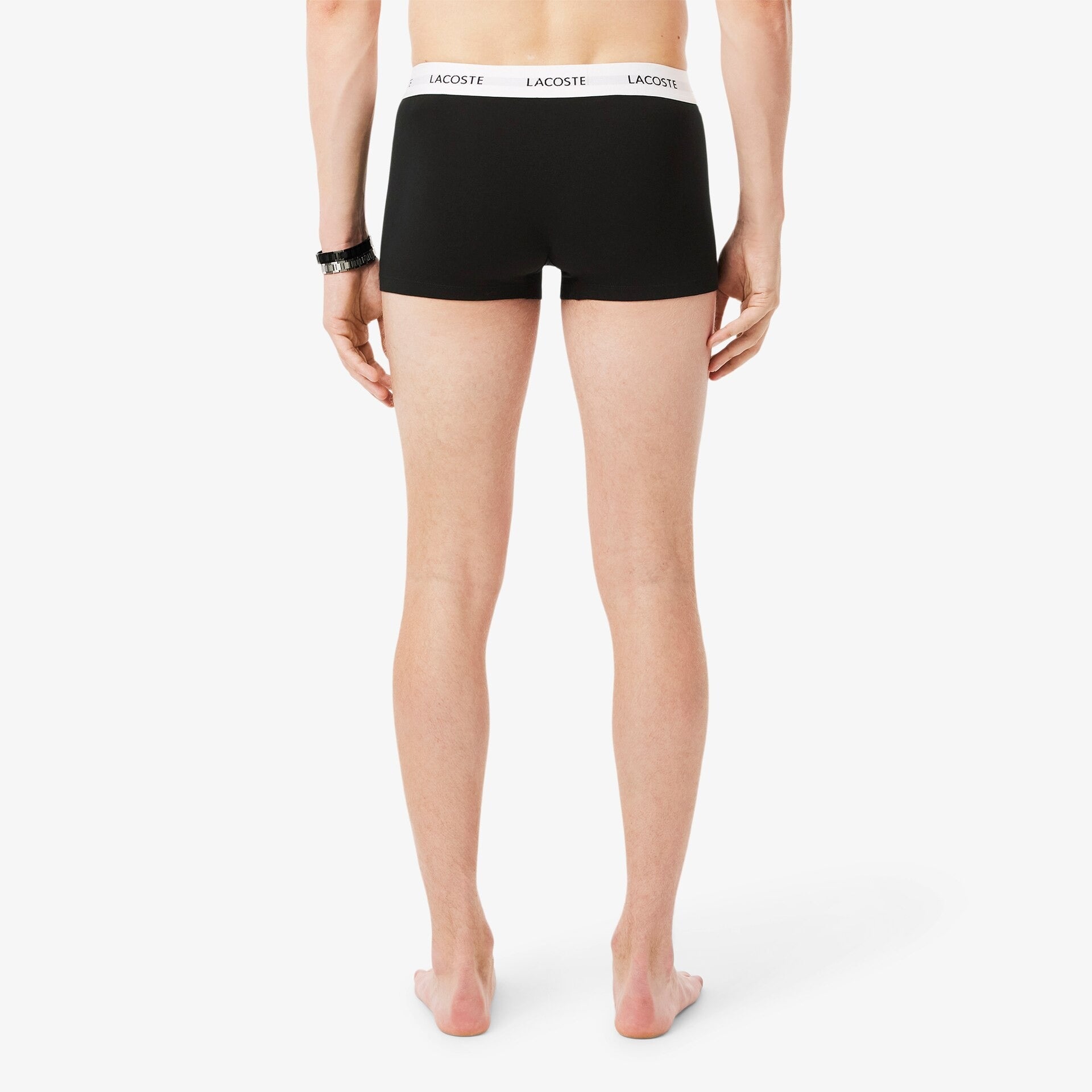 Boxers Pretos Lacoste Pack 3 SS26