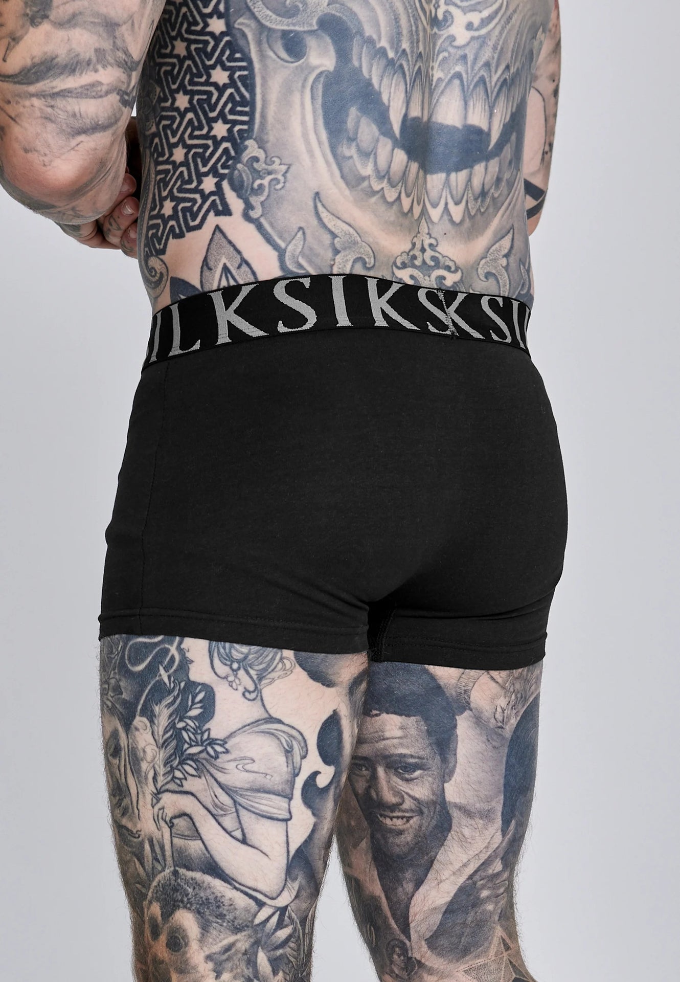 Boxers Pretos Pack 5 SikSilk SS26