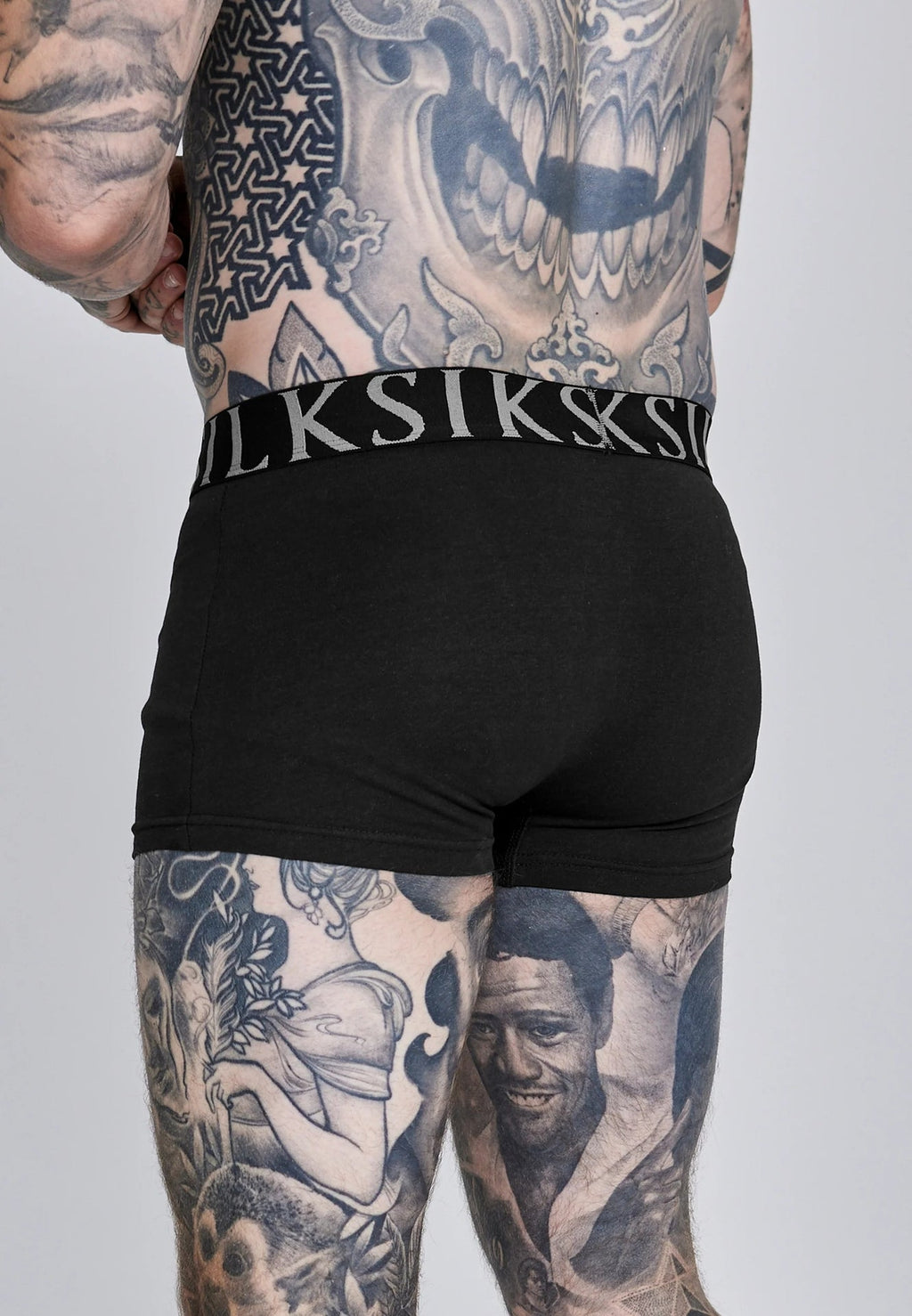 Pack 5 Boxers Pretos e Brancos