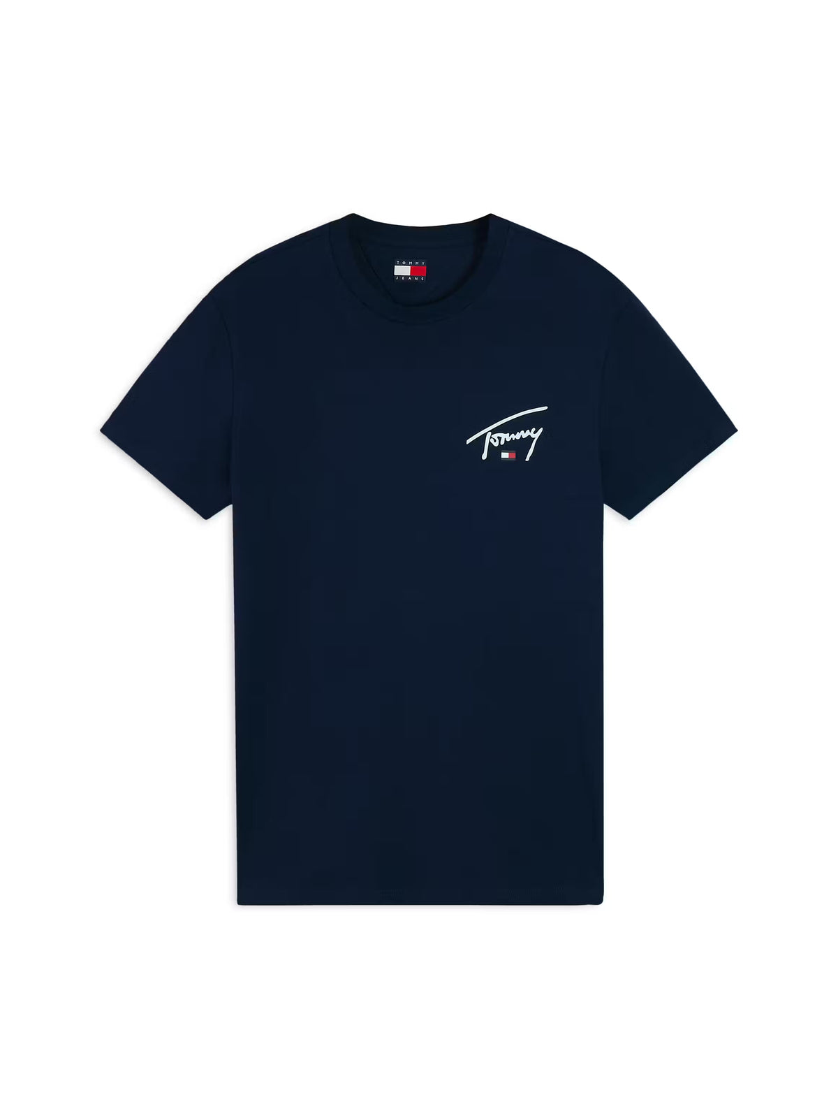 T-shirt Slim Signature Tommy Hilfiger Azul Tommy Hilfiger