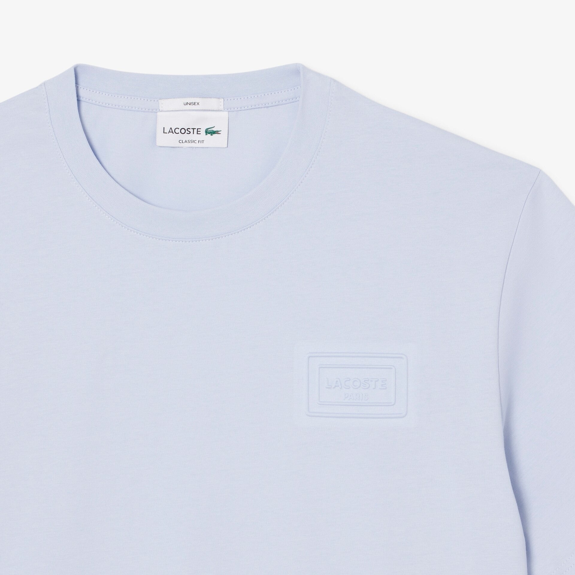 T-Shirt Azul Clara Lacoste SS26