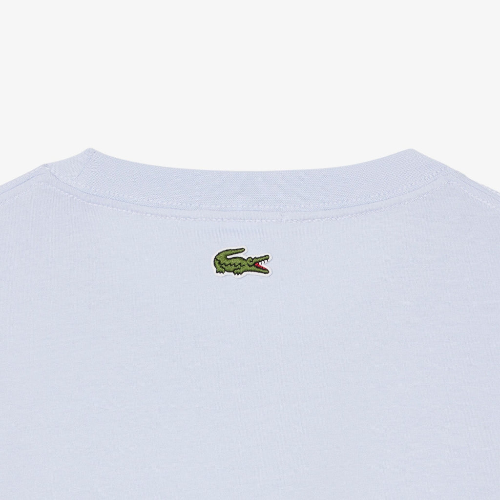 T-Shirt Azul Clara Lacoste SS26