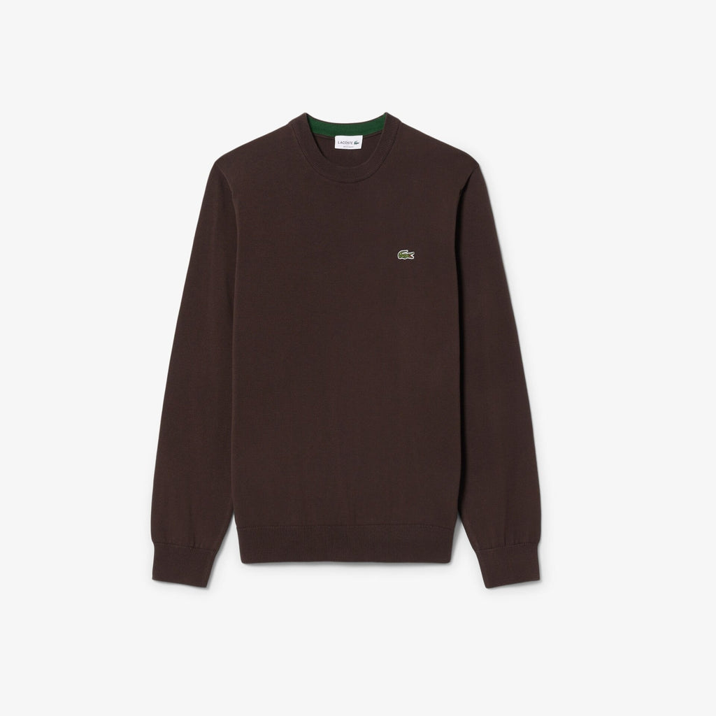 Camisola de Malha Castanha Lacoste SS26