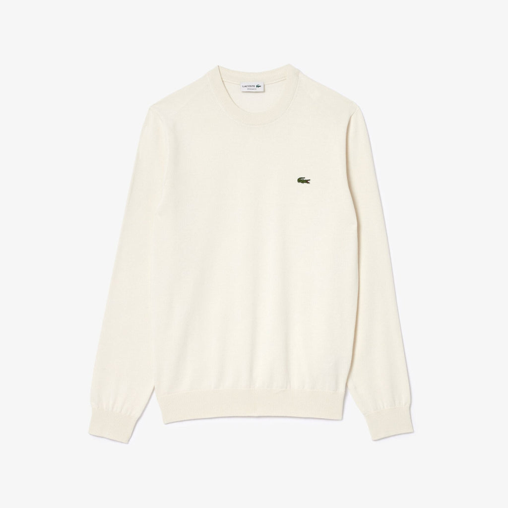 Camisola de Malha Branca Lacoste SS26