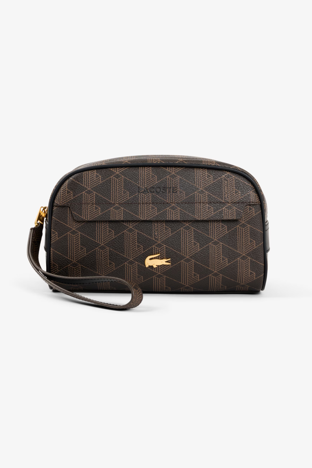 Nécessaire Castanho e Dourado Lacoste Lacoste