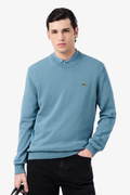 Camisola de Malha com Gola Redonda Lacoste Azul Lacoste
