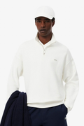 Sweatshirt de Meia-Gola Lacoste Branco Lacoste