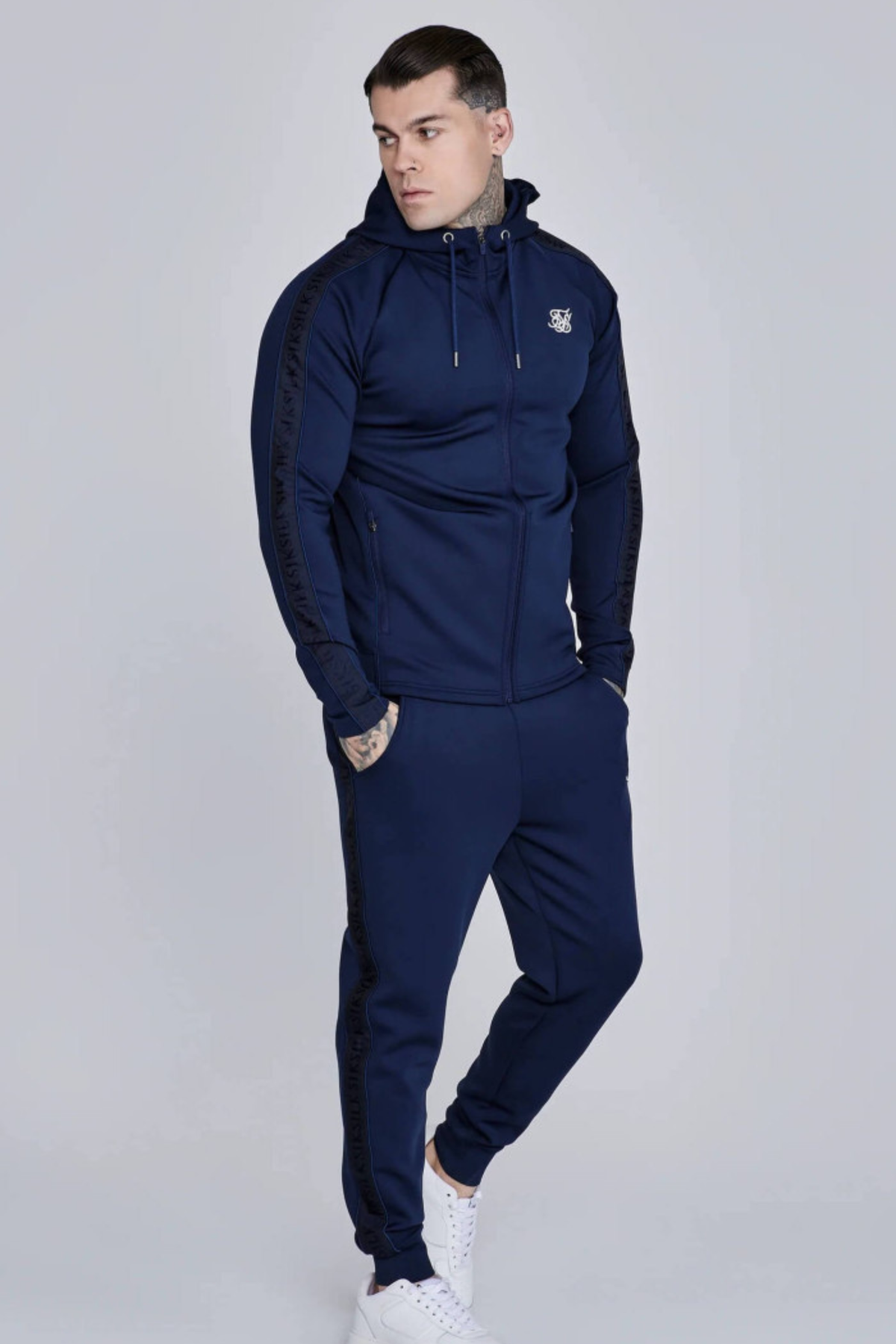 Fato de Treino Azul Marinho SikSilk