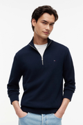 Camisola de Meio-Fecho Tommy Hilfiger Azul Tommy Hilfiger