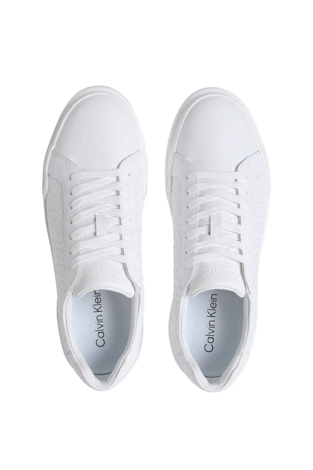 Sapatilhas com Relevo Calvin Klein Brancas Calvin Klein